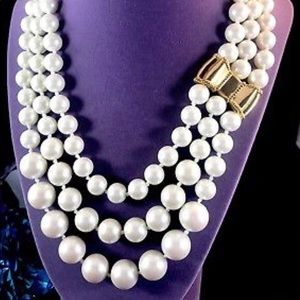Kate Spade Pearl Bow “Moon River” Necklace